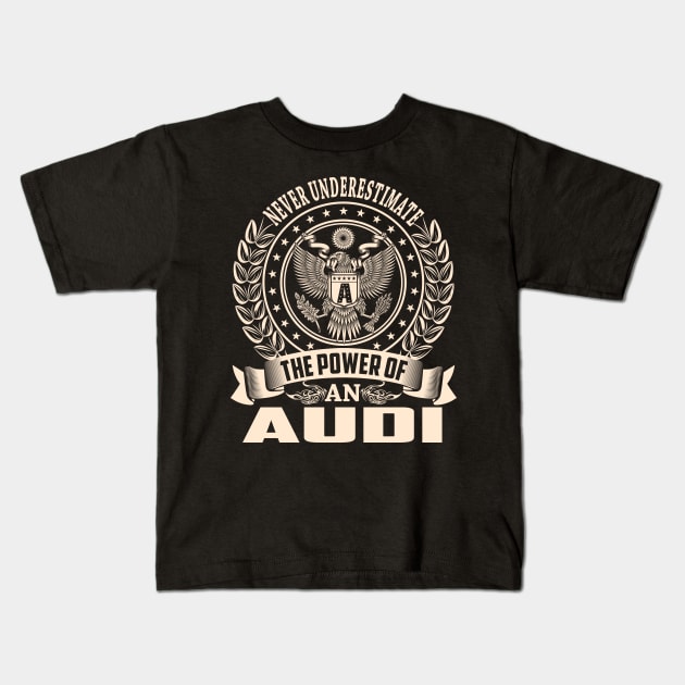 AUDI Kids T-Shirt by Darlasy